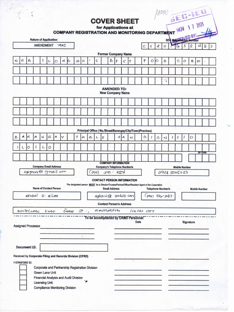 Sec Amended New | PDF