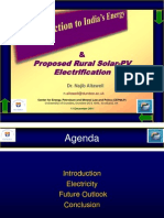 Introduction to India's Energy and Proposed Rural Solar-PV Electrification