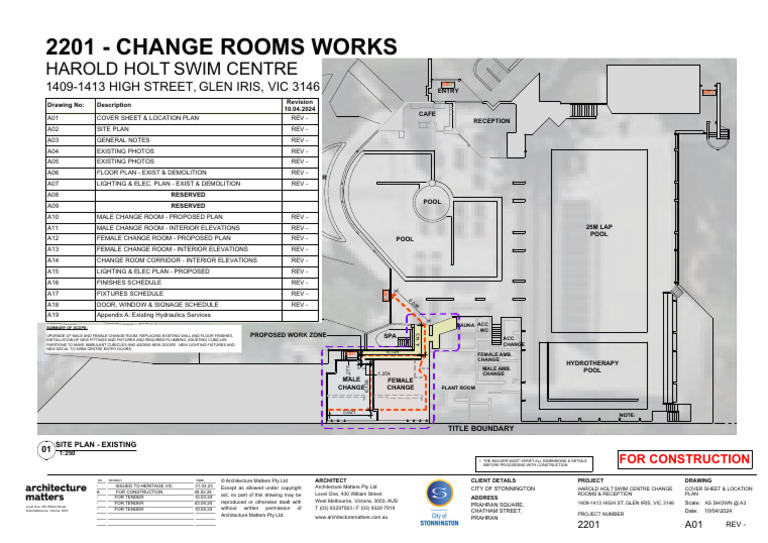 A01 - Rev - COVER SHEET & LOCATION PLAN | PDF | Buildings And ...