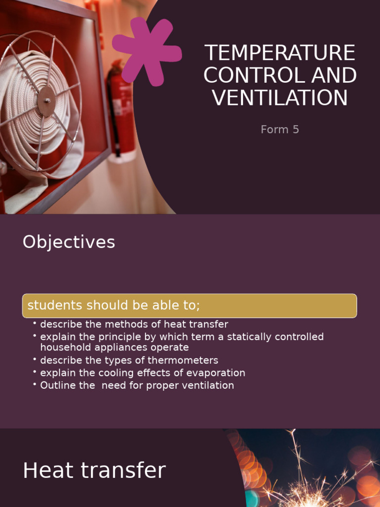 Heat Transfer and Ventilation Methods | PDF | Thermal Conduction | Heat ...