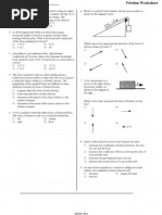 Friction Worksheet Answers Explained | Friction | Force