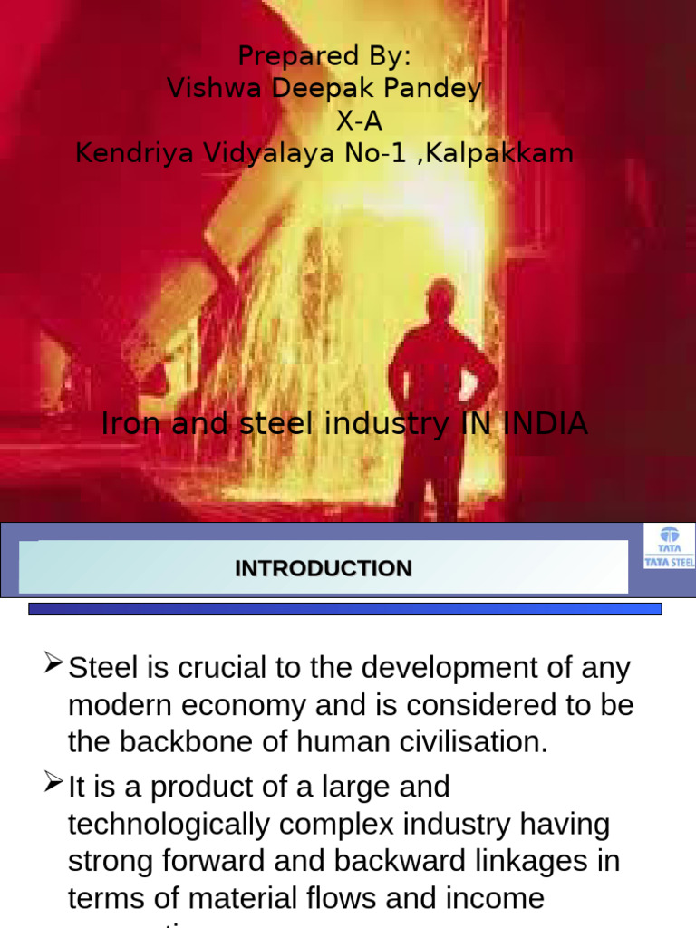 Ppt on Iron and Steel Industries in India | PDF | Demand | Elasticity ...