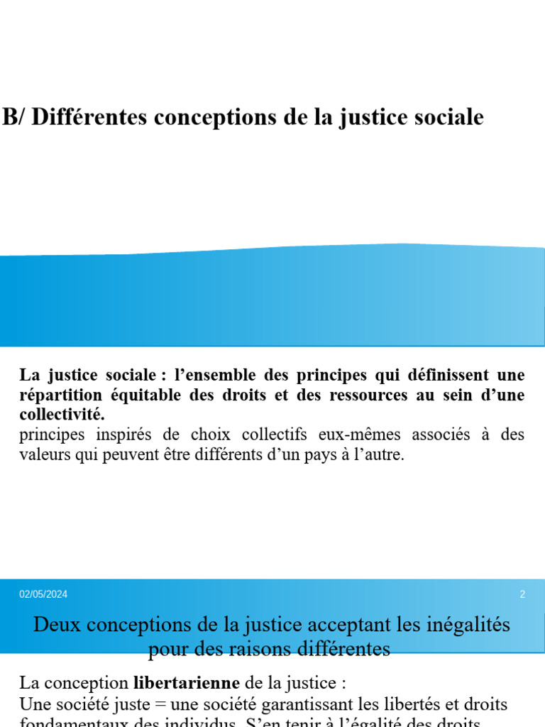 Conceptions de la justice sociale expliquées | PDF | Justice | Crime et ...
