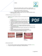 Bruxism (Tooth Grinding) in Adults: Symptoms