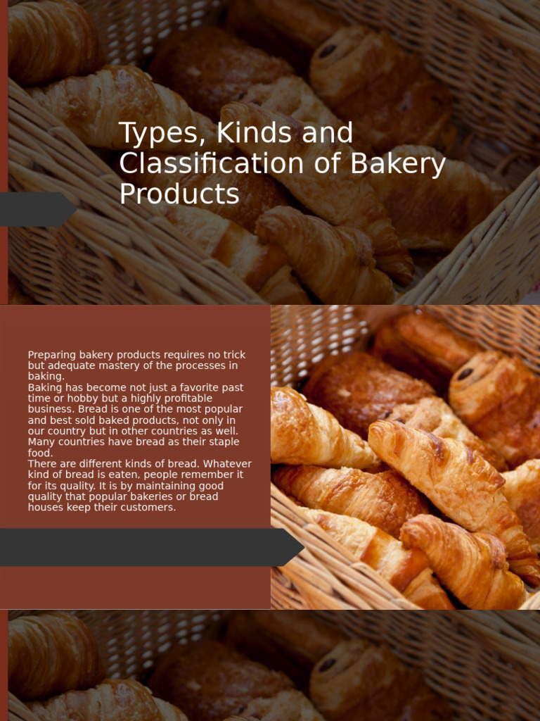 Types kinds and classification of bakery products pdf breads dough