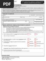Mississippi Disabled Parking Application | PDF | Physician | Health ...