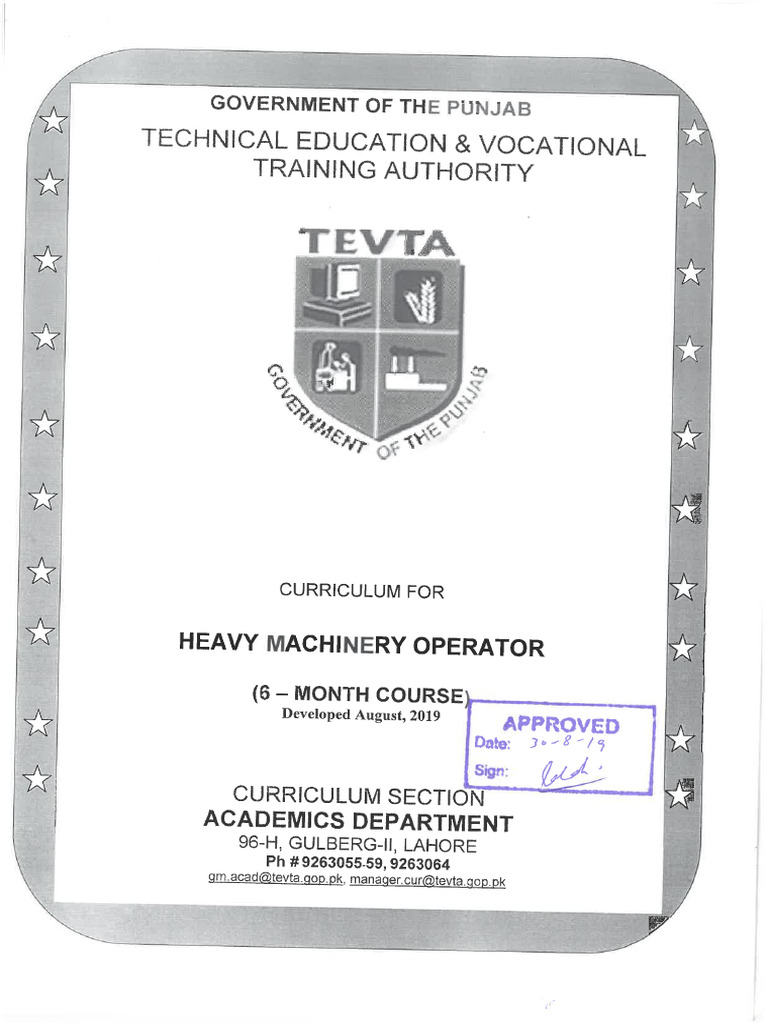 50-Heavy Machinery Operator - 0 | PDF