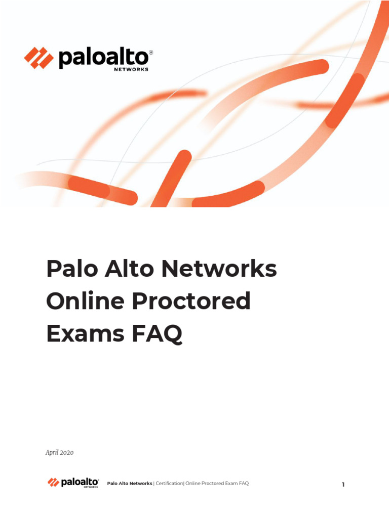 Palo Alto Online Proctored Exam Guide | PDF | Operating System | Internet