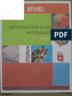 Bitacora Intro Materiales - Prof. Beatriz Tejada