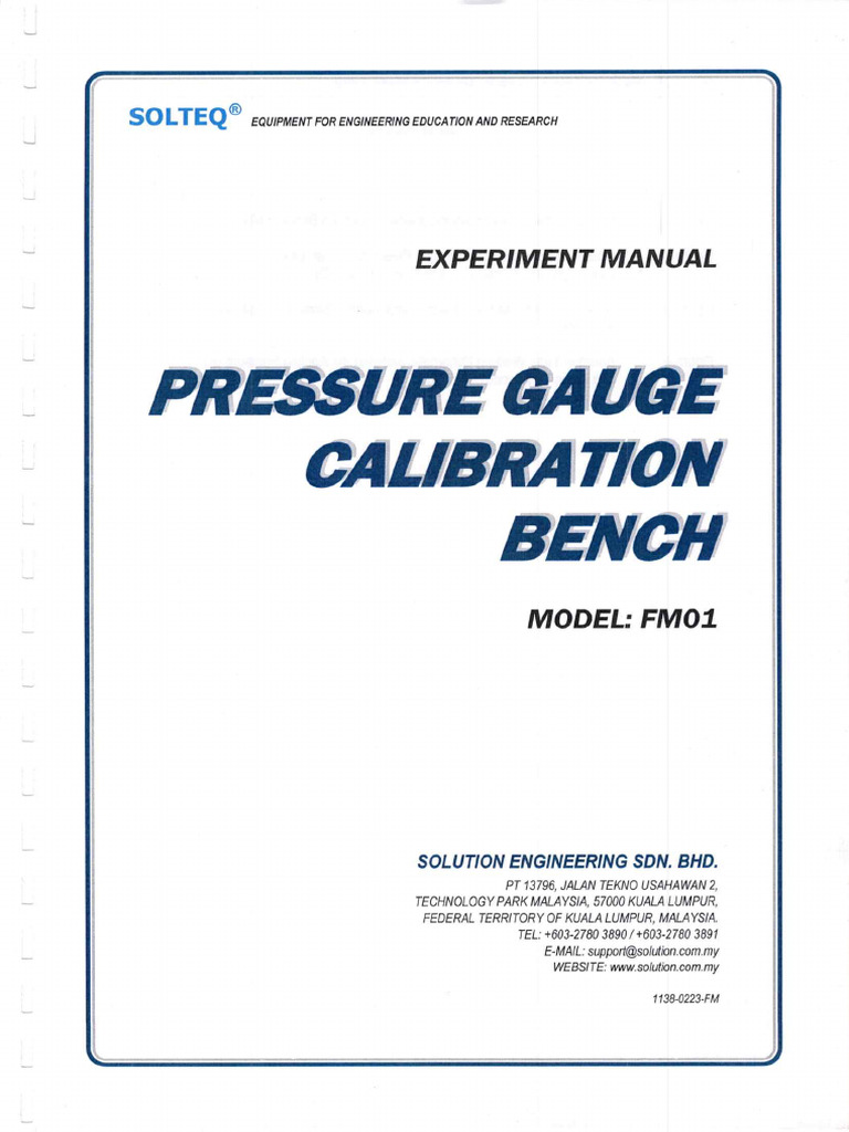 Pressure Gauge | PDF