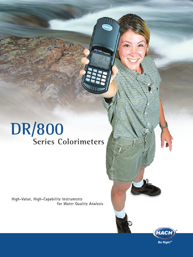 Hach DR - 890 Colorimeter Brochure | PDF | Nitrogen | Nitrite