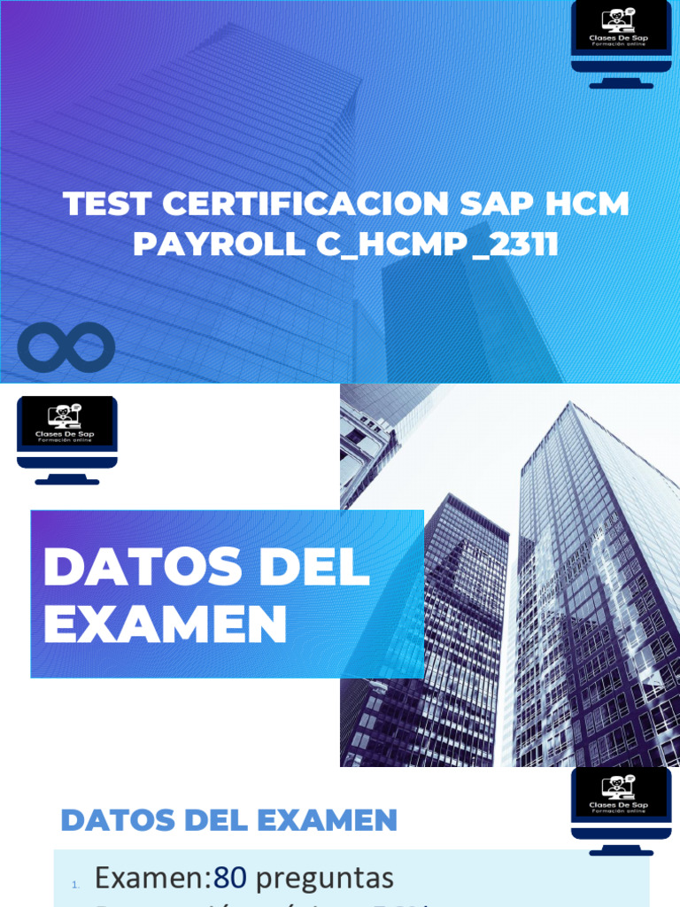 Examen SAP HCM Payroll C_HCMP_2311 | PDF | Negocios