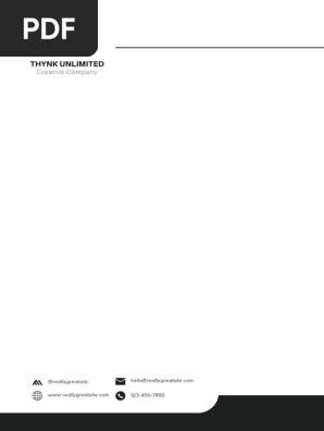 Minimalist Business Letterhead