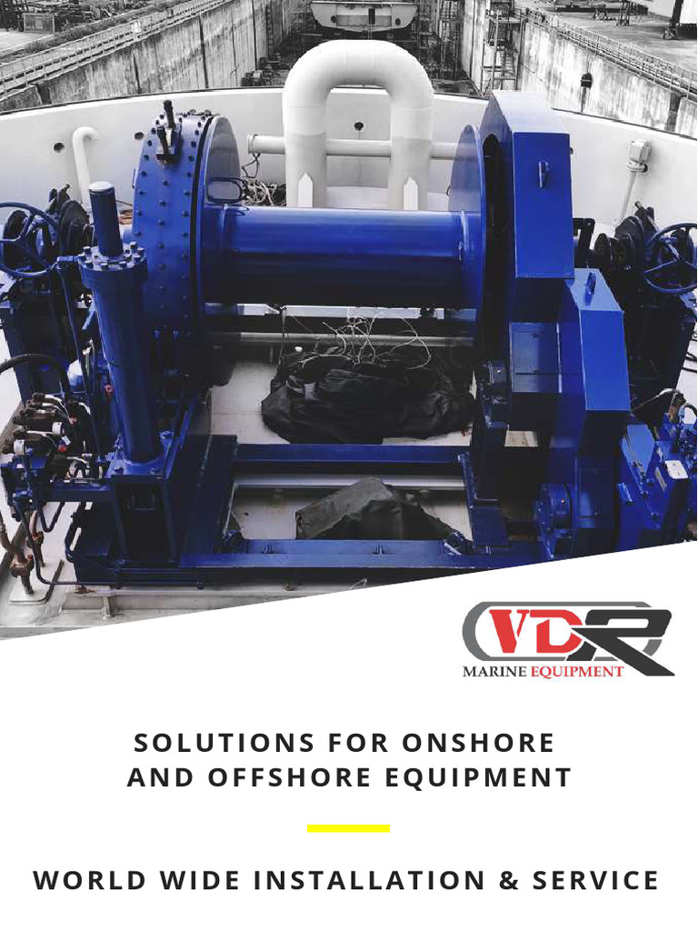 VDR Marine Equipment Solutions Overview | PDF | Crane (Machine)