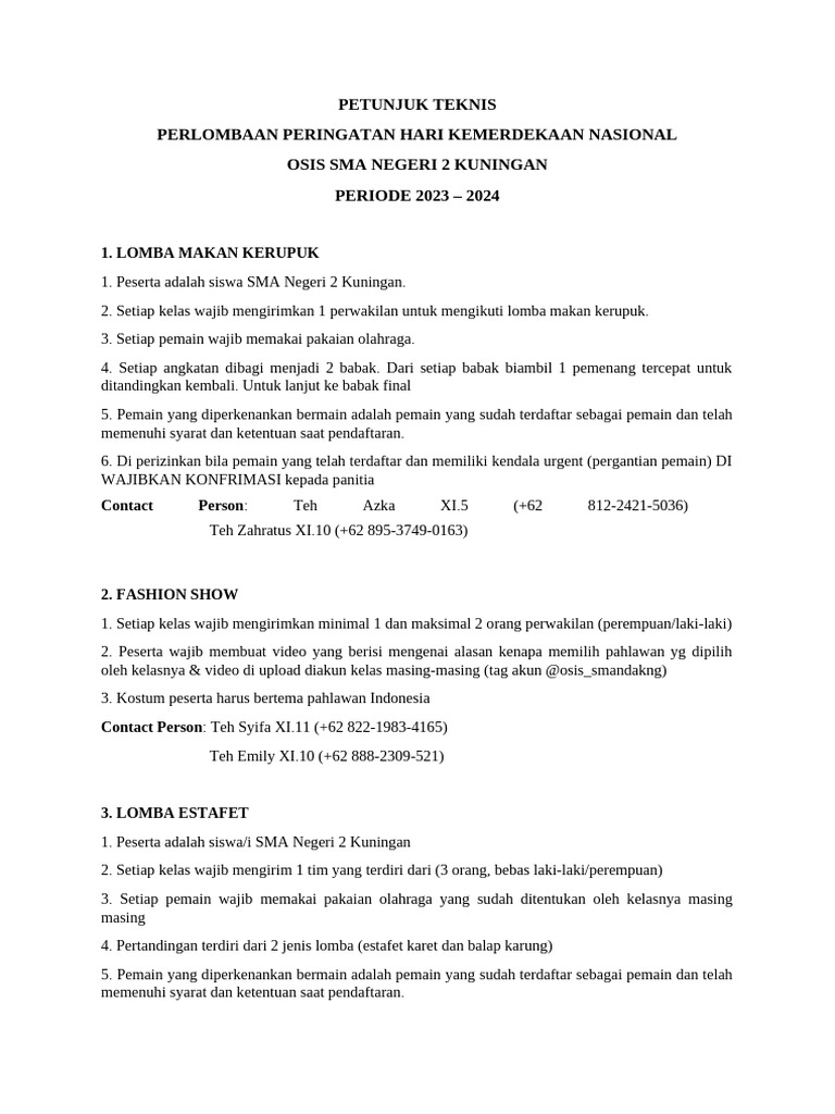 Juknis 17 Agustus 2024 PDF