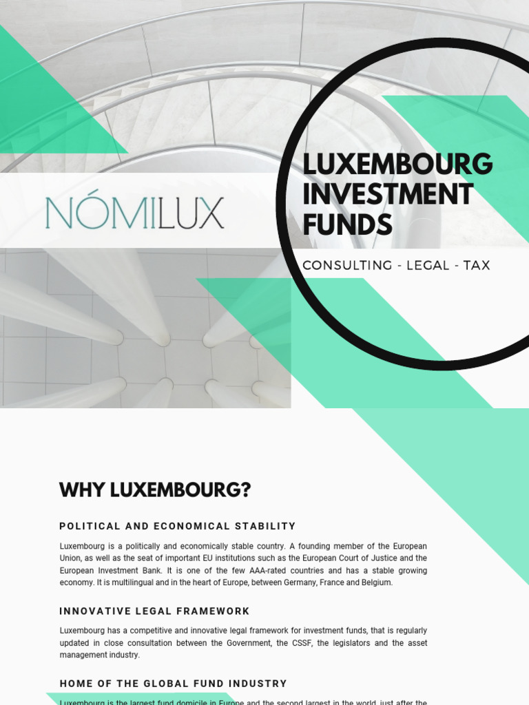 Luxembourg Investment Funds Overview | PDF | Business | Private Sector