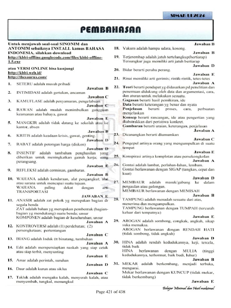 Wangsit Om Jero Simak Ui 2024-438 | PDF