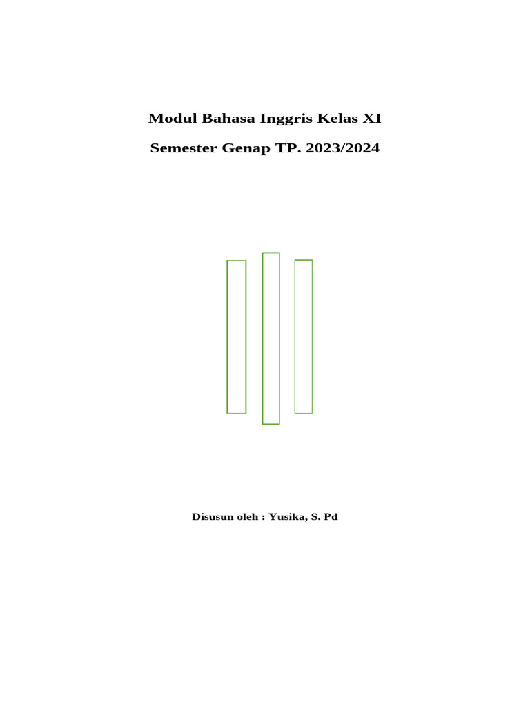 Modul Bahasa Inggris Pdf Grammatical Tense Verb