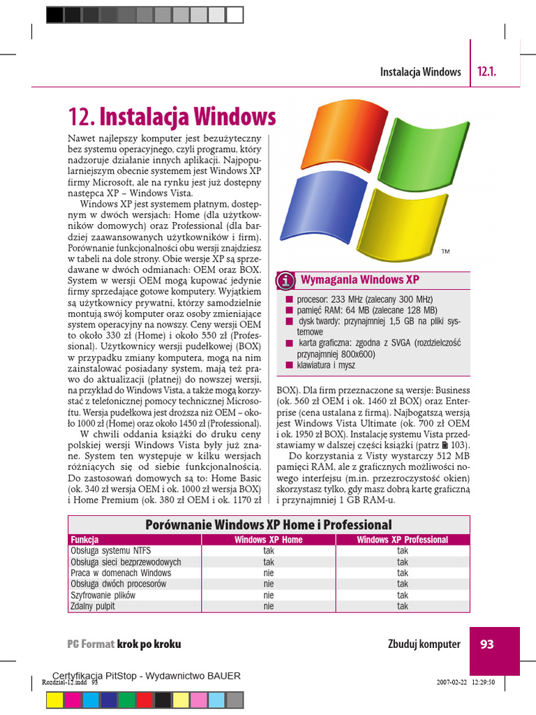 Instalacja Windowsa | PDF