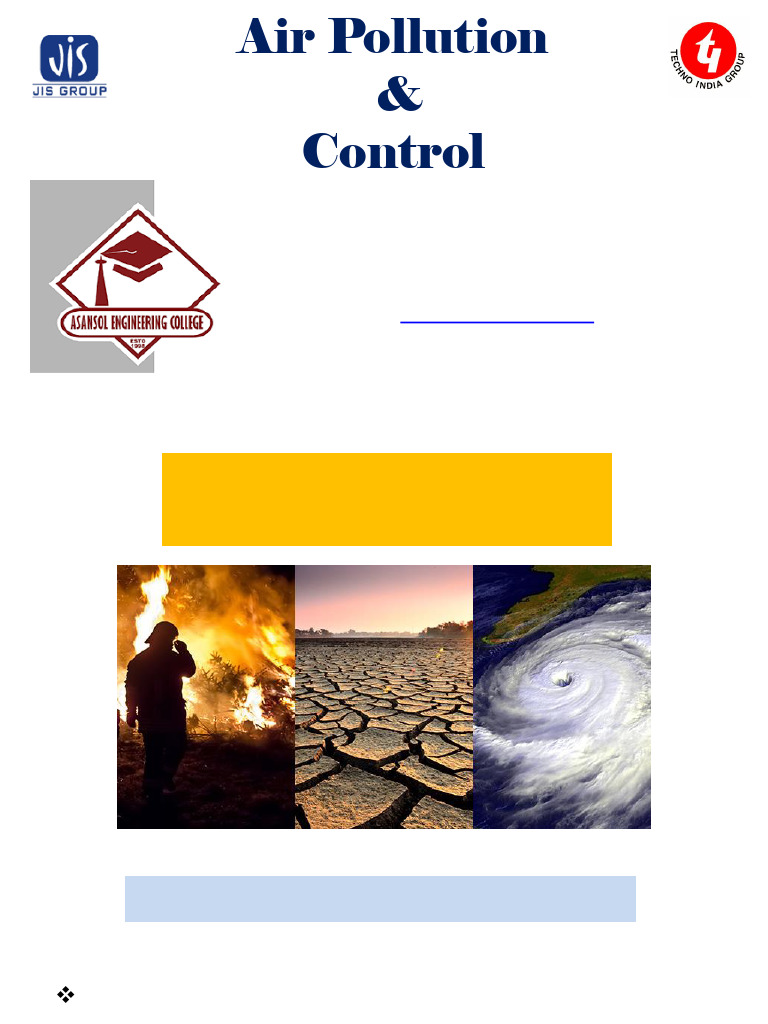 Air Pollution & Control L13 by Dr. Krishnendu Kumar Pobi | PDF ...