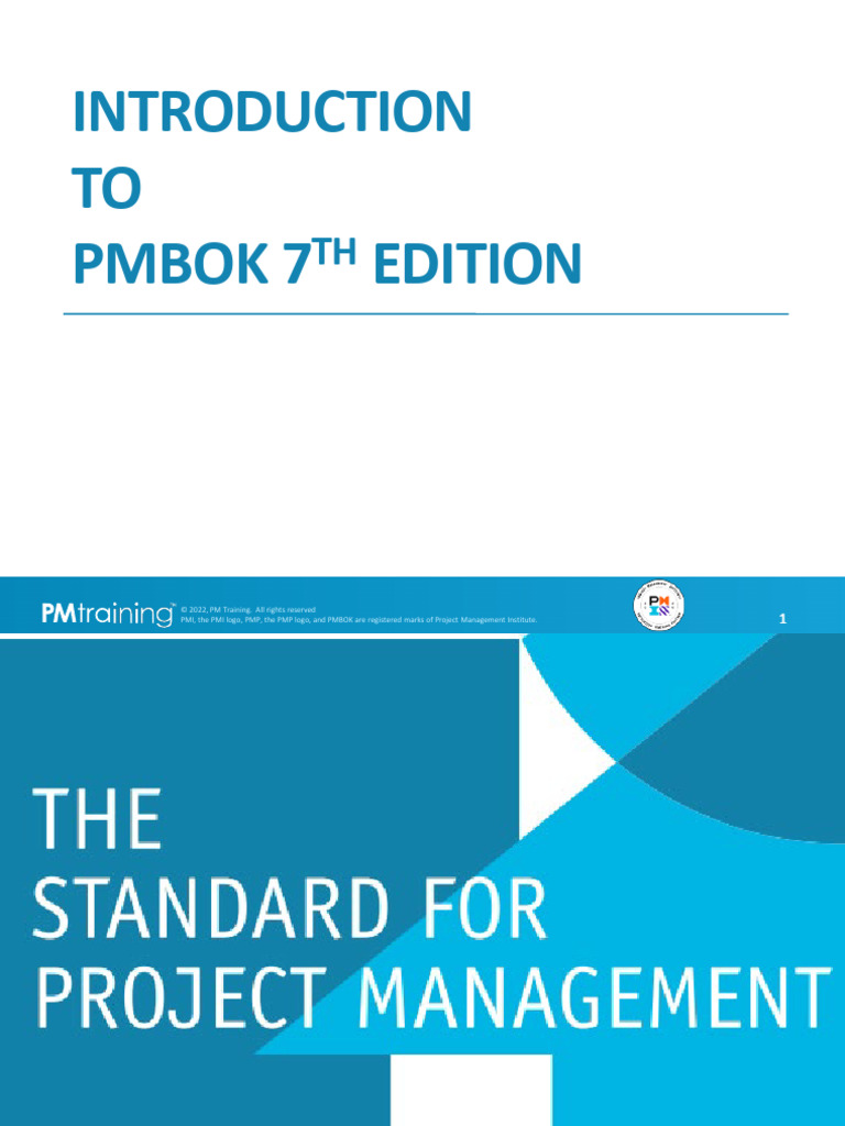 Pmtraining 7th Ed Pmbok Foundations 2022pmp Dec2021 Pdf Project