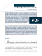 Daniel Martínez: Uso de La Internet en La Micro y Pequeña Empresa en Costa Rica