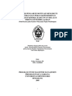 Download Analisis Pengaruh Motivasi Mengikuti by Khoirul Matsyail SN75894991 doc pdf
