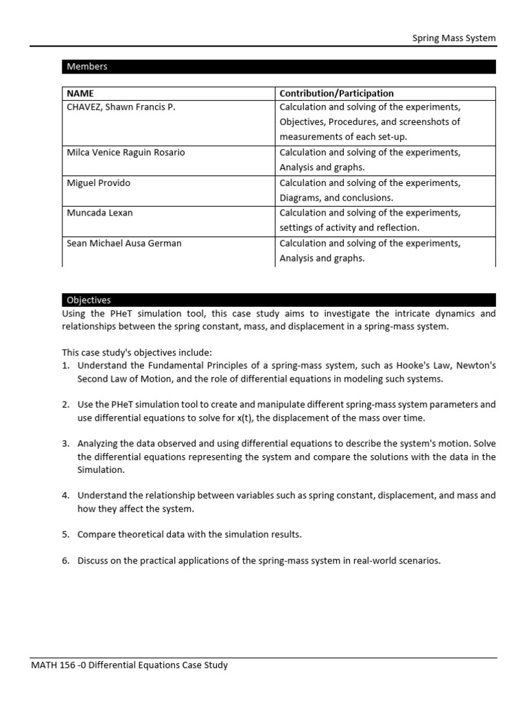 Co3 Case Study Pdf Force Acceleration