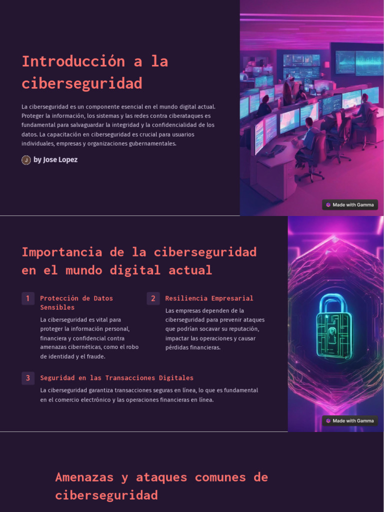 Introduccion A La Ciberseguridad Pdf La Seguridad Informática