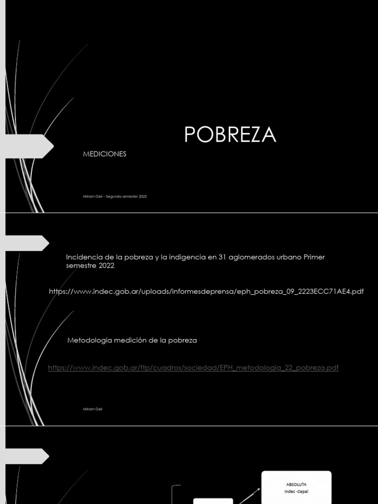 Metodología Pobreza en Aglomerados 2022 | PDF | Pobreza | Pobreza e ...