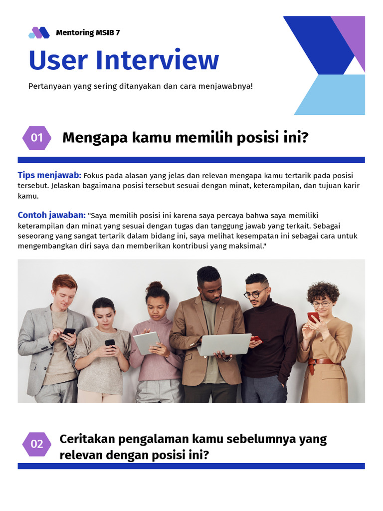Tips Interview untuk Posisi User di Perusahaan | PDF | Bisnis ...