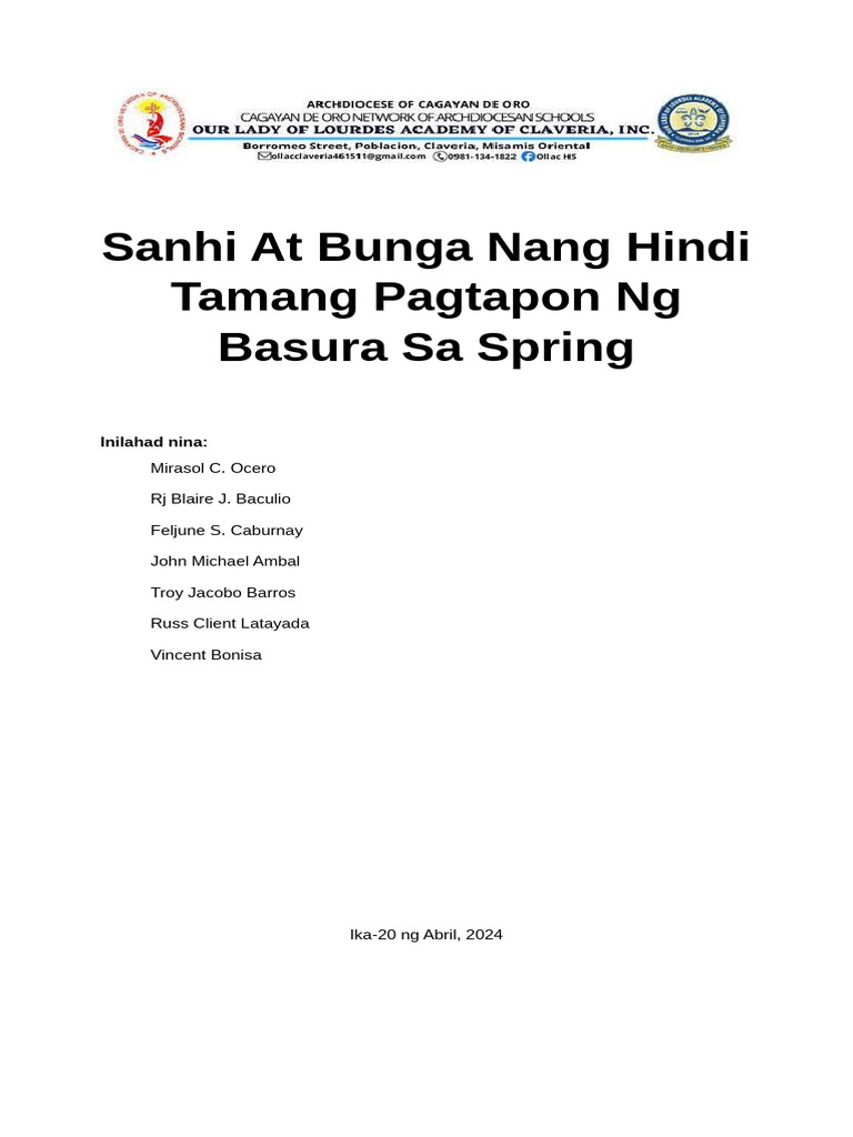 Narrative Report Pdf