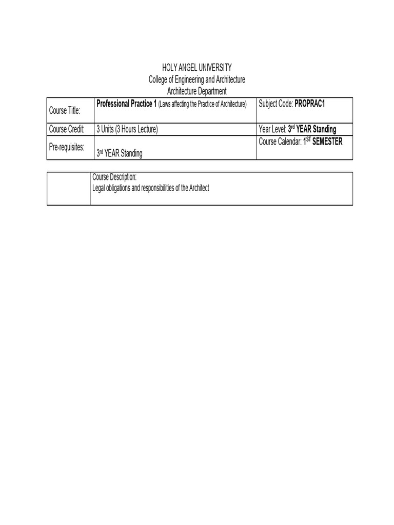 Proprac1 pdf architect