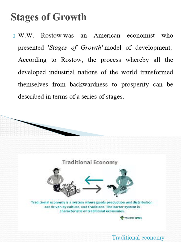 Rostow's Stages of Economic Growth | PDF | Economies | Consumption ...