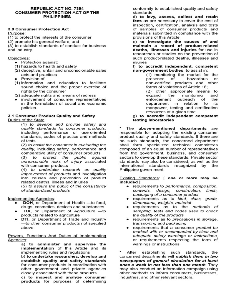 Ba190 Handouts | PDF | Safety | Implied Warranty