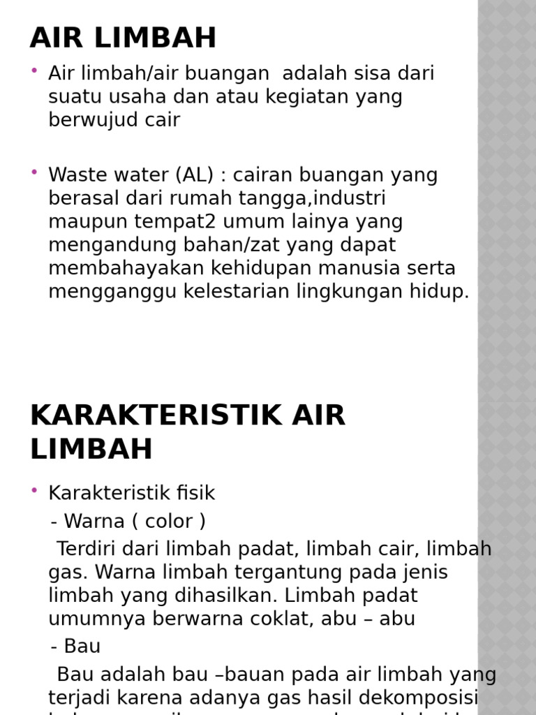 Air limbah pdf