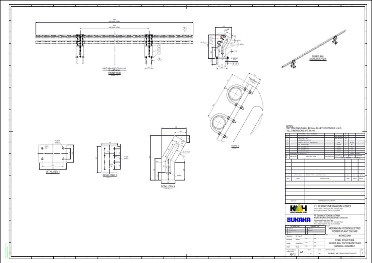FDRG Lh41 m04 g20 Gs 0101 Parapet Guard Rail 1 | PDF | Power Station ...