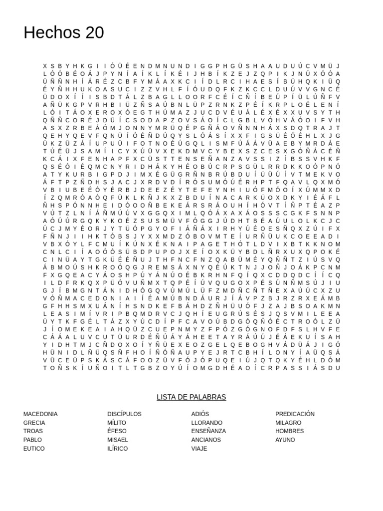Hechos 20 1722528322 | PDF