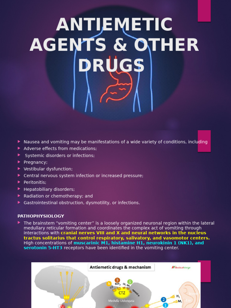 Antiemetics and Other Drugs | PDF | Vomiting | Clinical Medicine