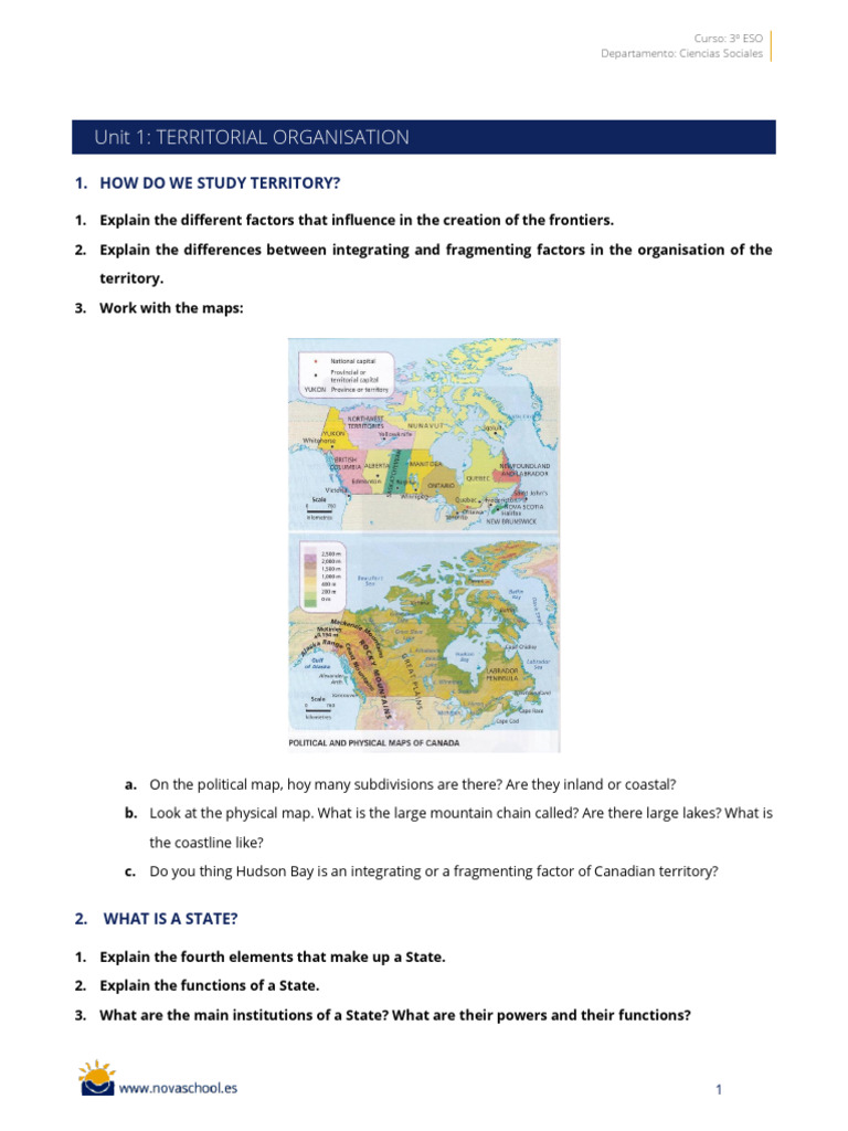 Activities Unit 1 (3º ESO) (2023 - 2024) - 231022 - 184116 | PDF ...