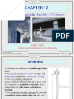 Elastic and Inelastic Stability of Columns: EGM 5653 Advanced Mechanics of Materials