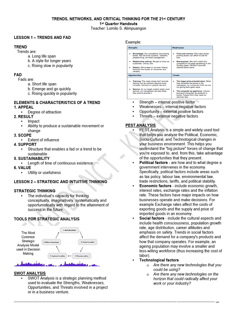 21st Century Critical Thinking Guide | PDF | Human Migration | Climate ...