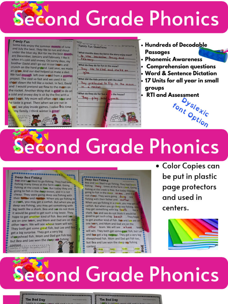 Second Grade Phonics | PDF