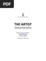 Download The ARTIST Production Notes by towsen SN75902513 doc pdf