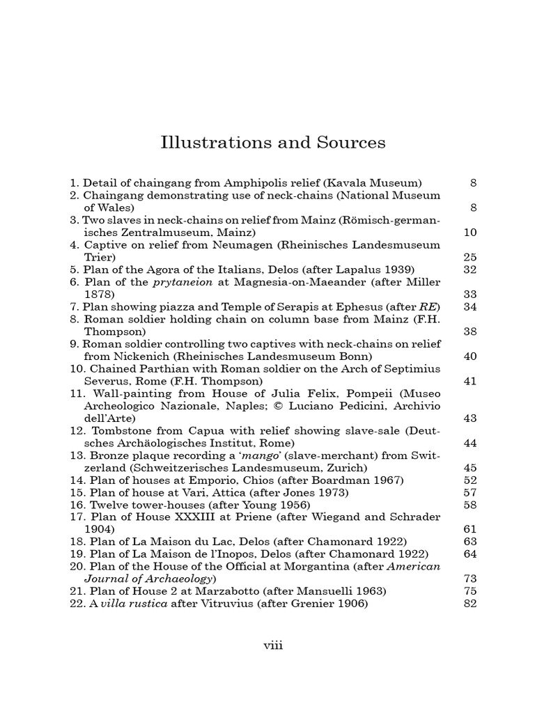 Roman Slavery: Visual Evidence and Plans | PDF | Slavery | Achilles