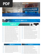 Lista de Precios 4 Octubre | PDF | USB | Tableta
