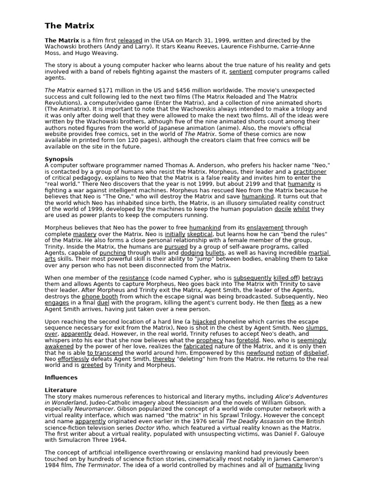 Matrix pdf