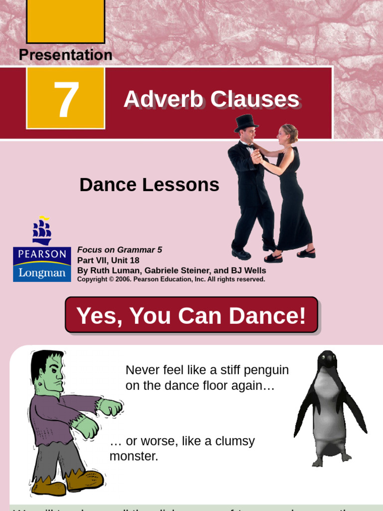 Adverb Clauses Pdf Adverb Linguistics