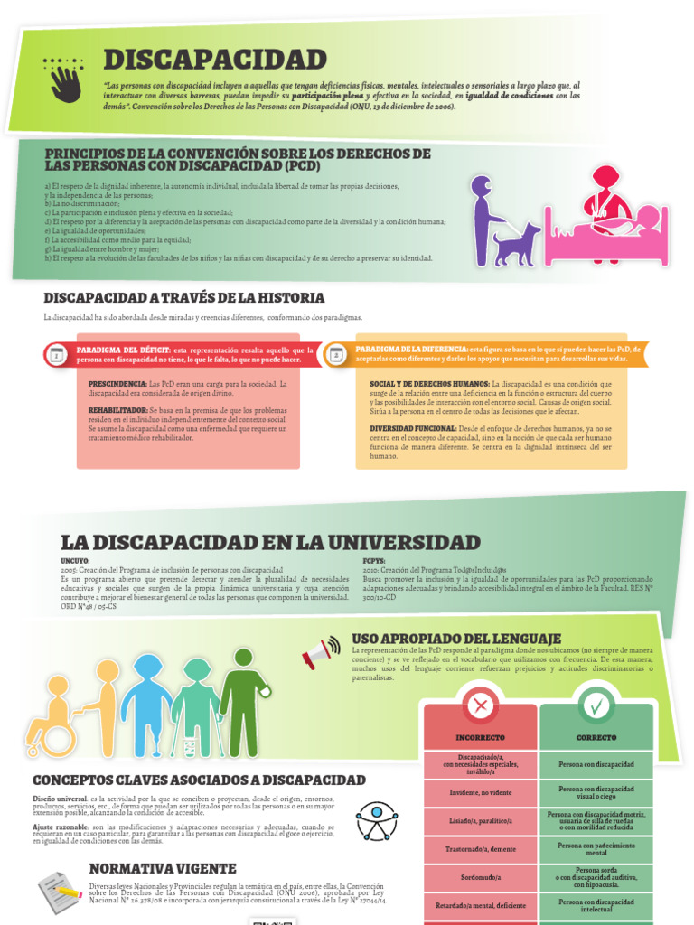 Principios de Derechos para Personas con Discapacidad | PDF | Invalidez ...