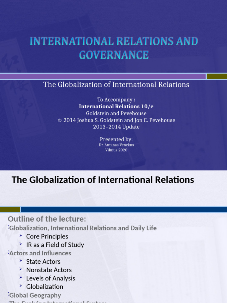 Globalization in International Relations | PDF | Cold War | Soviet Union